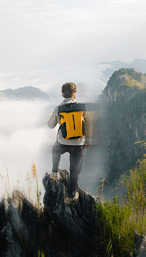 Backpack L Yellow