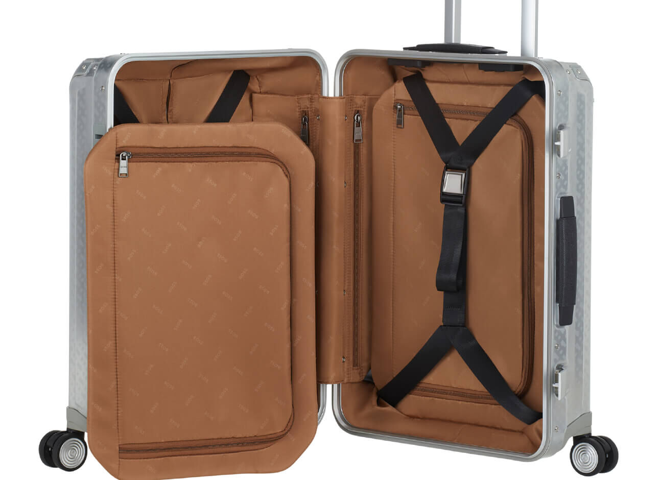 Samso Boss BOSS | Samsonite Spinner (4 wheels) 55cm Grey | Samsonite UK
