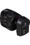 Samsonite Travel Accessories World Adaptor Pro 3-P+USB Black