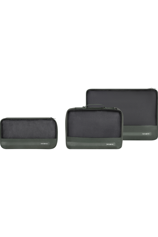 Samsonite Ta Revolution Set of 3 Packing Cubes  Green