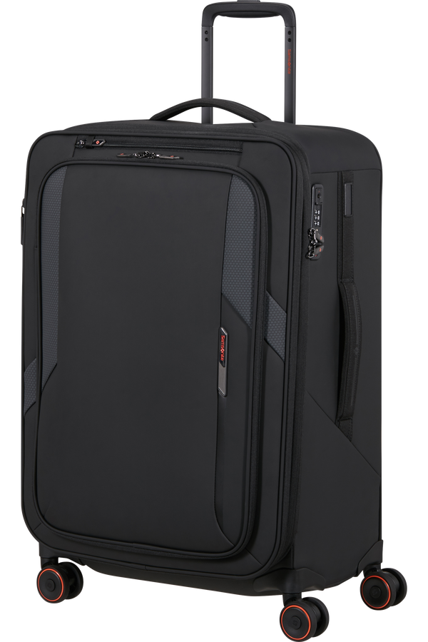 Samsonite Glazed Spinner Expandable 67cm  Black