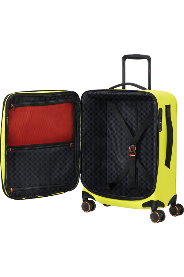 Samsonite Glazed Spinner Expandable 55cm  Lime Punch