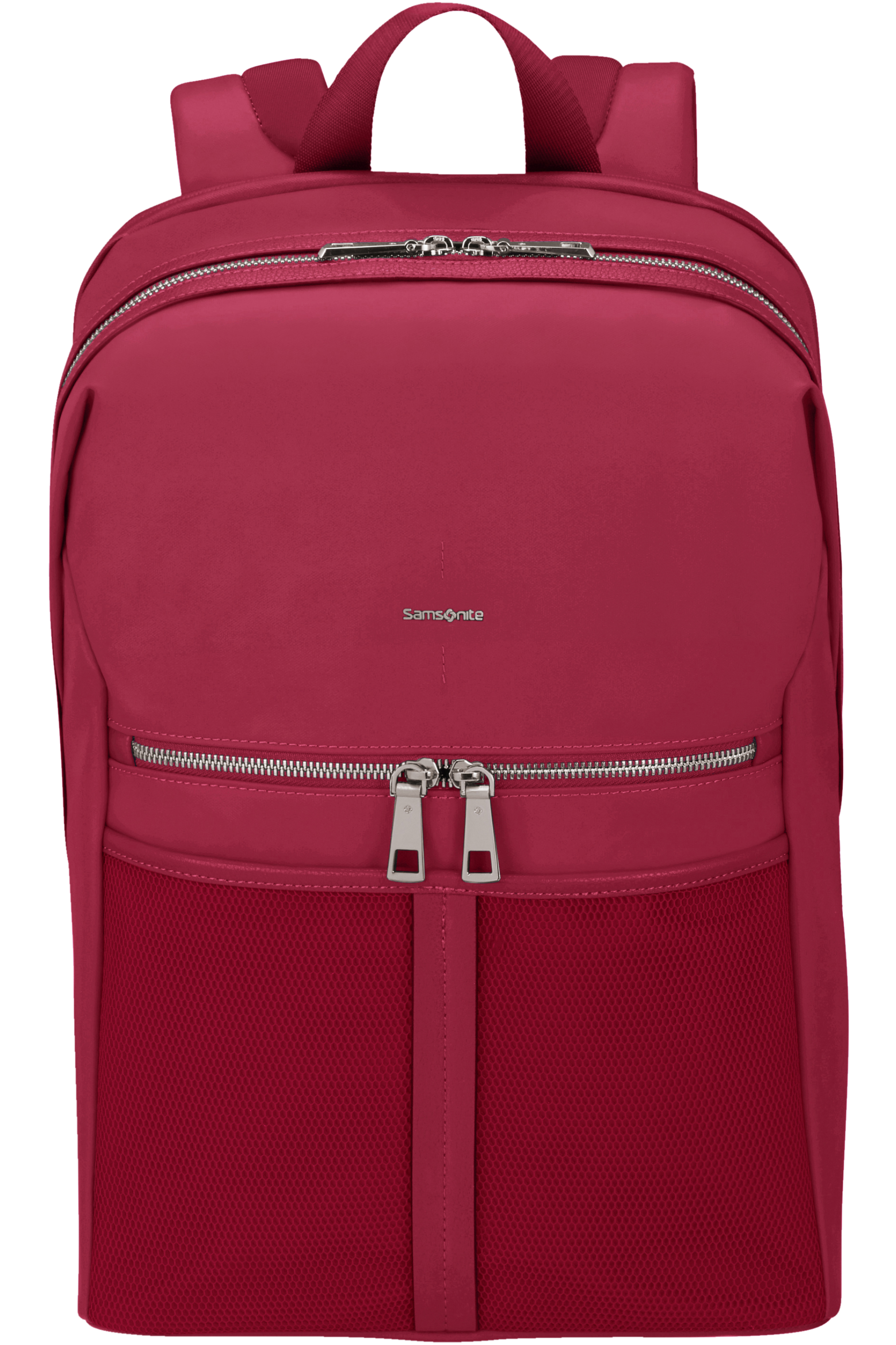 magenta backpack