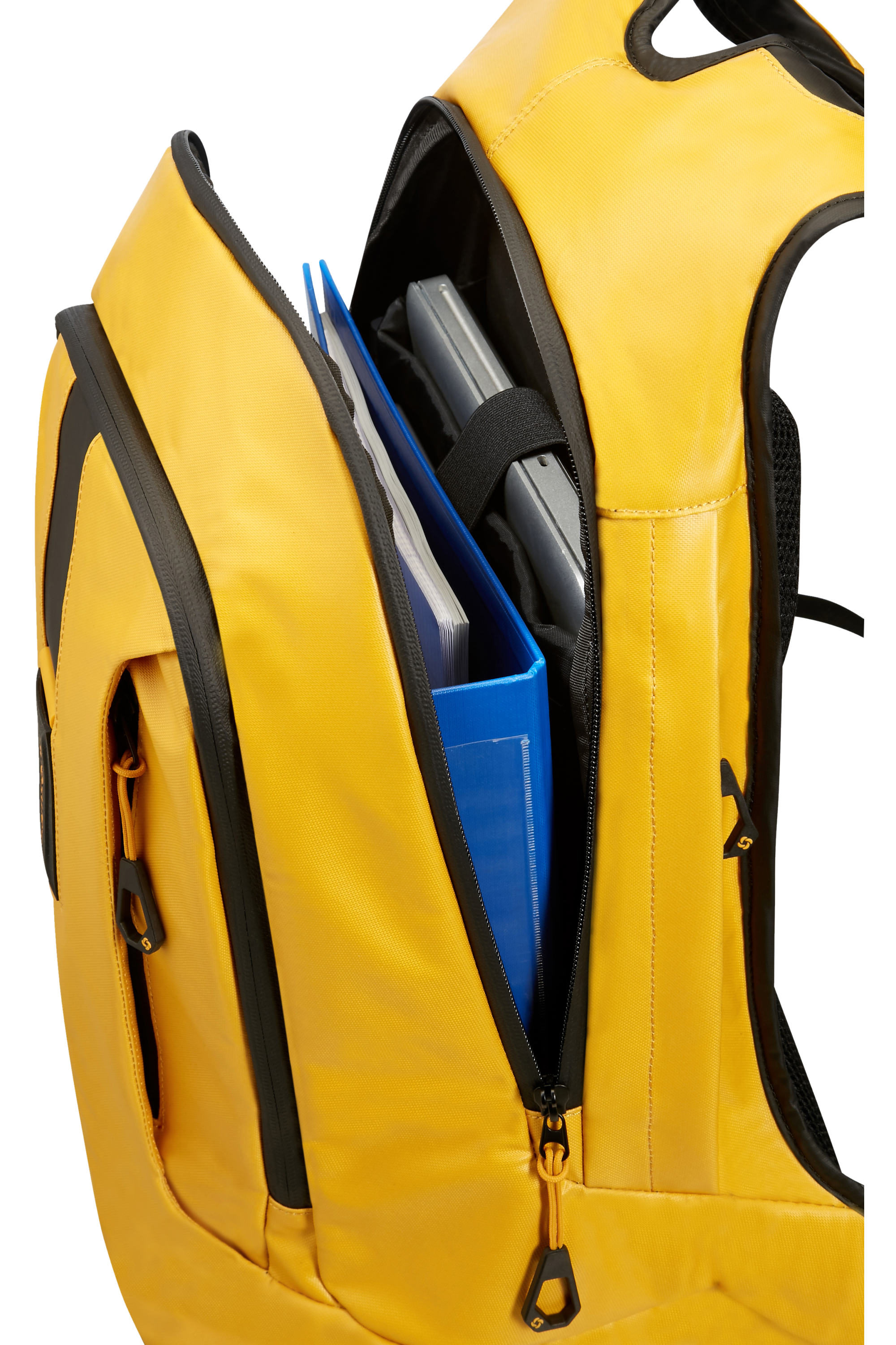 samsonite backpack yellow