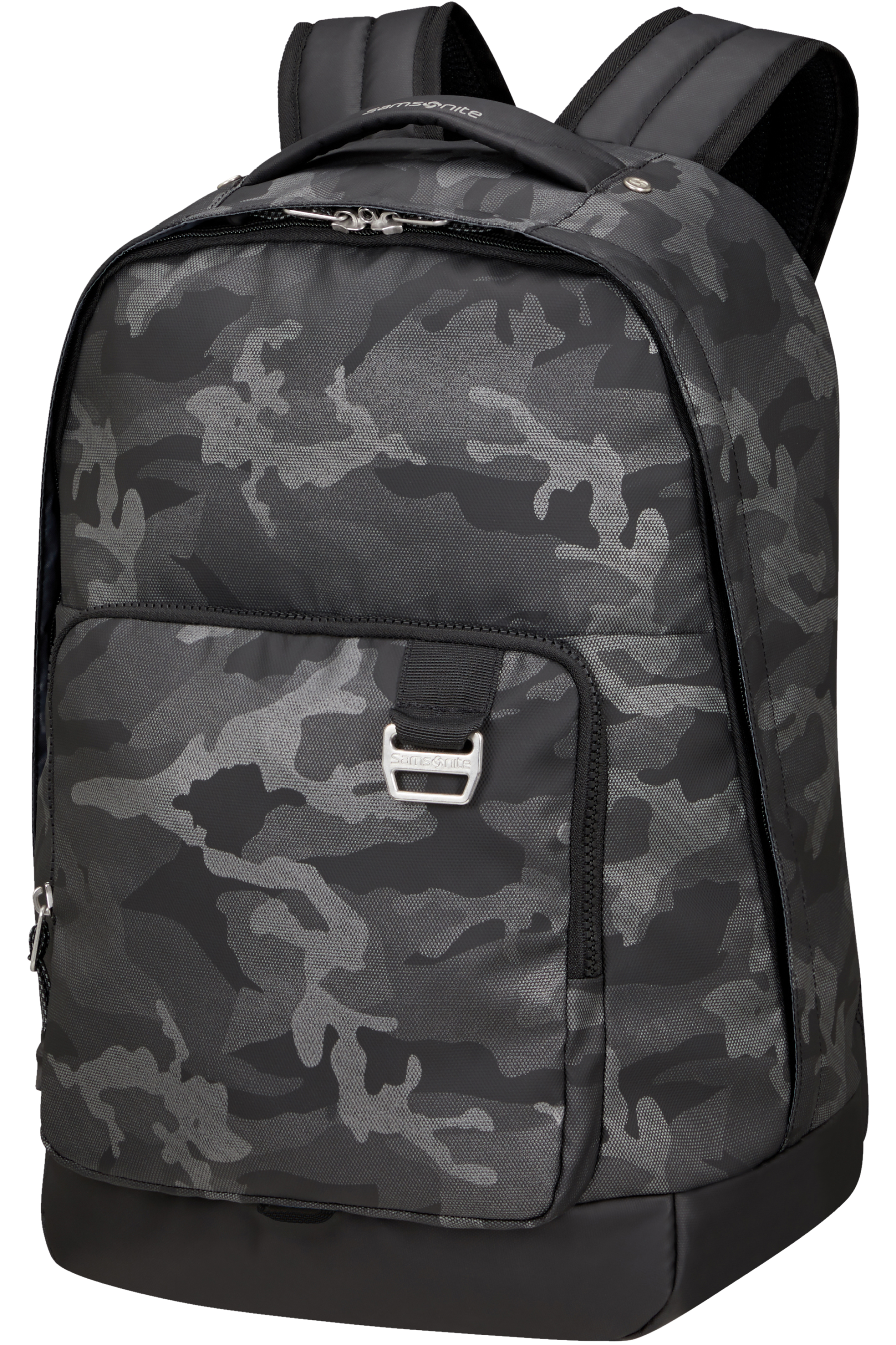 silver camo backpack