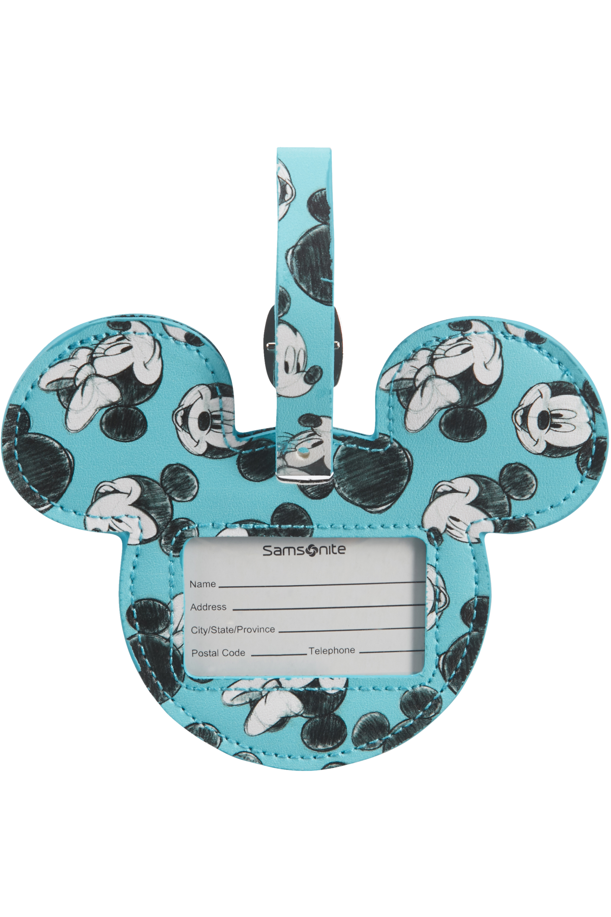 Mickey/Minnie Blue SAMSONITE Global TA Disney Etichetta per valigie 14 centimeters 1 Blu