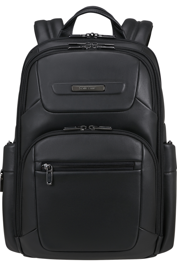 Samsonite Pro-Dlx 6 Leather Backpack 15.6'  Black