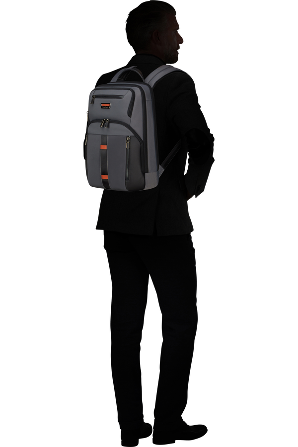 Samsonite Urban-Eye Laptop Backpack 14.1'  Grey/Cognac