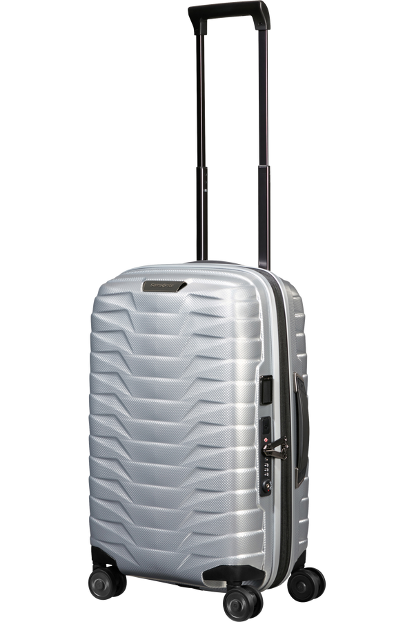 Samsonite Proxis Spinner Expandable Length 35cm 55cm  Silver