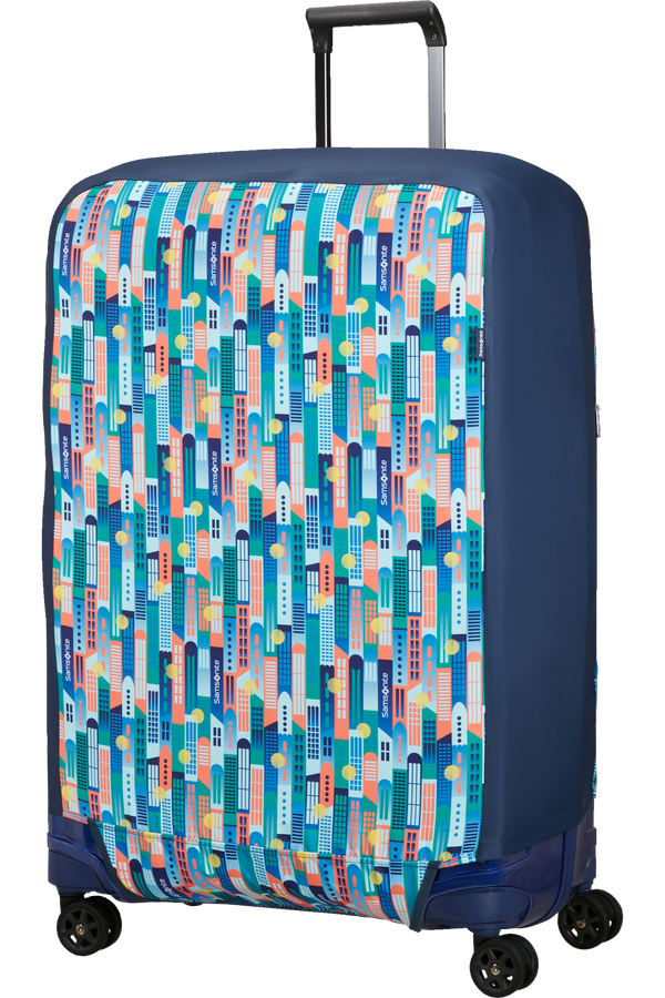 Samsonite Ta Revolution Foldable Luggage Cover L  City Print
