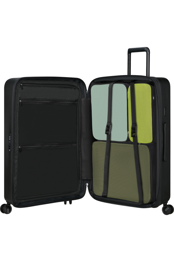 Samsonite Restackd Spinner Expandable 75cm  Black