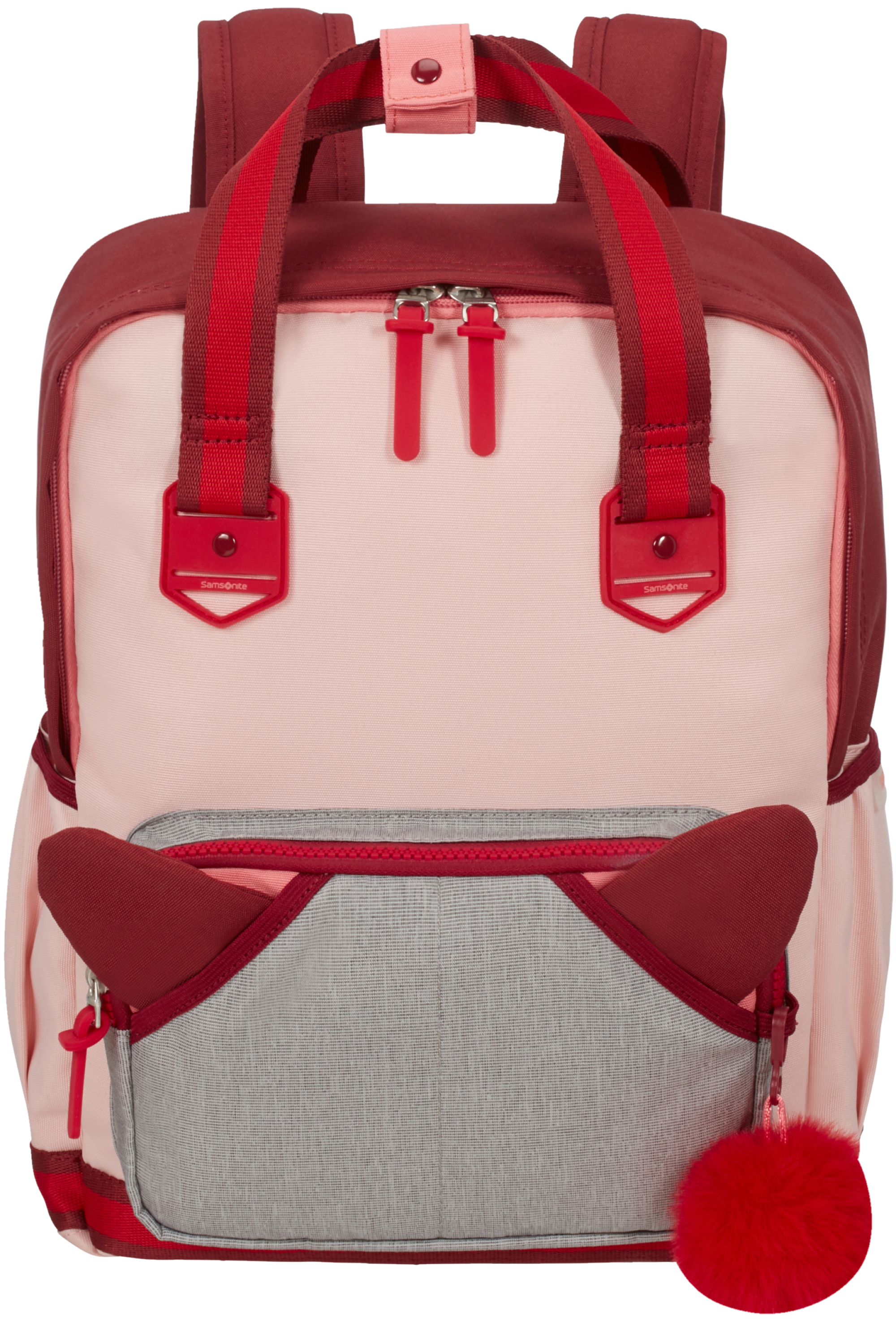 burgundy pink backpack