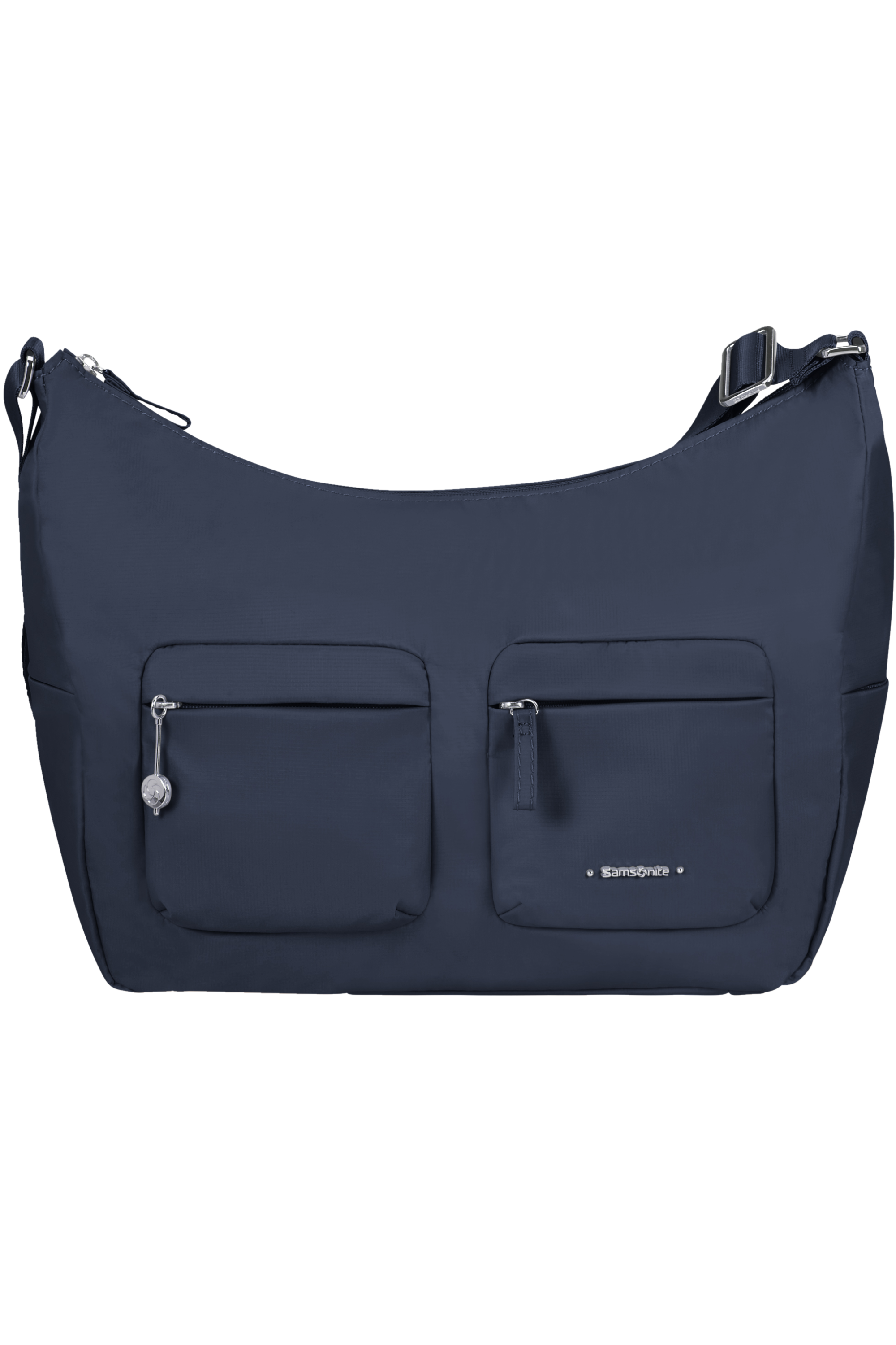 dark blue shoulder bag