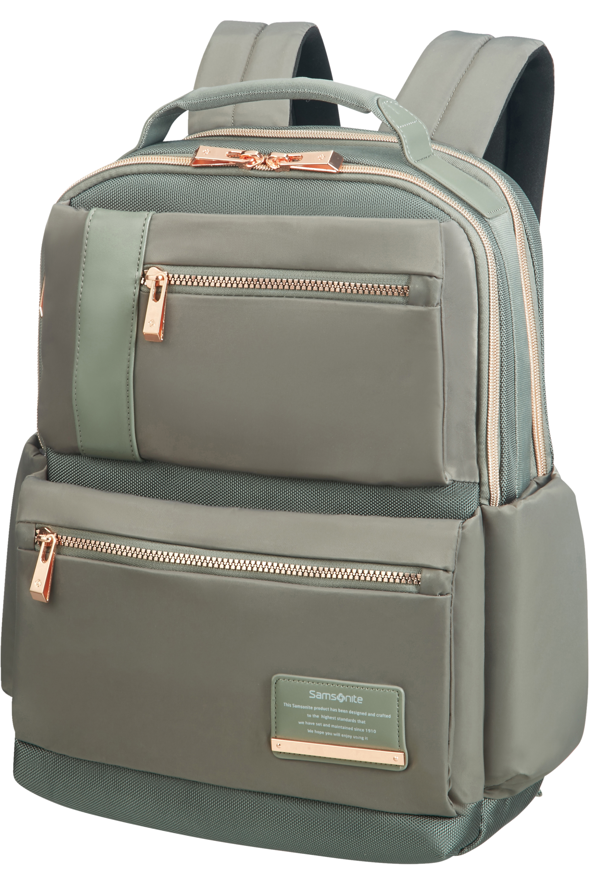 samsonite green backpack