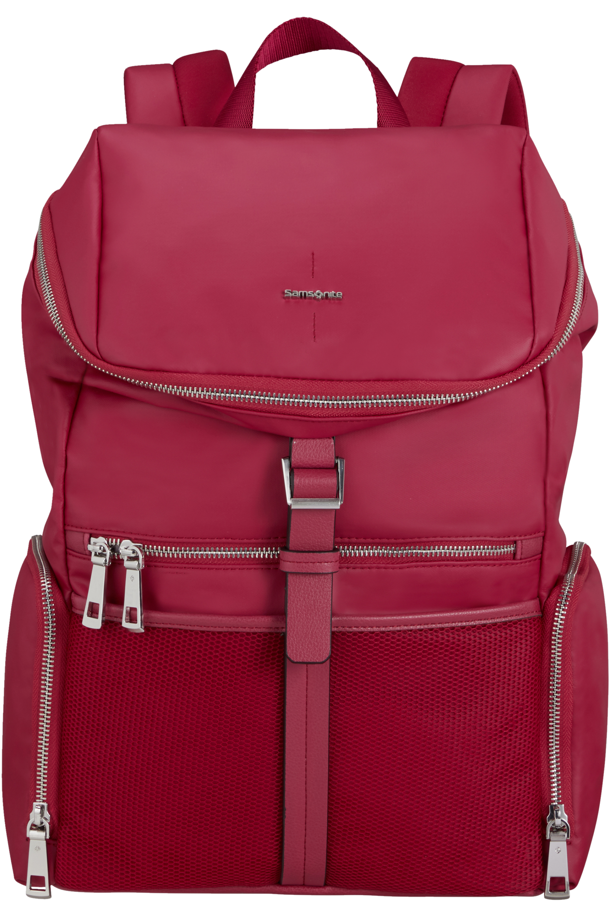 magenta backpack