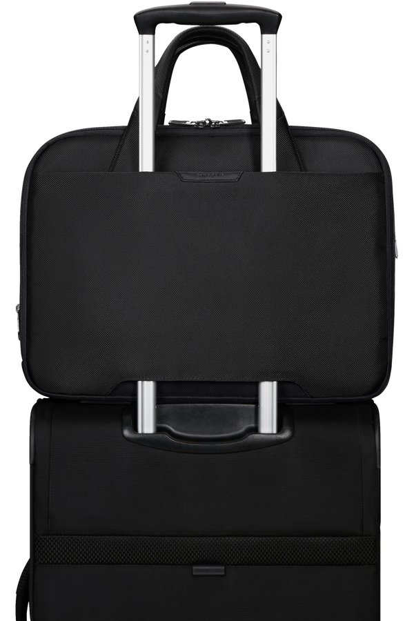 Samsonite Bailhandle 3C 15.6" Expandable Laptop Messenger Bag, Black, 47 Cm