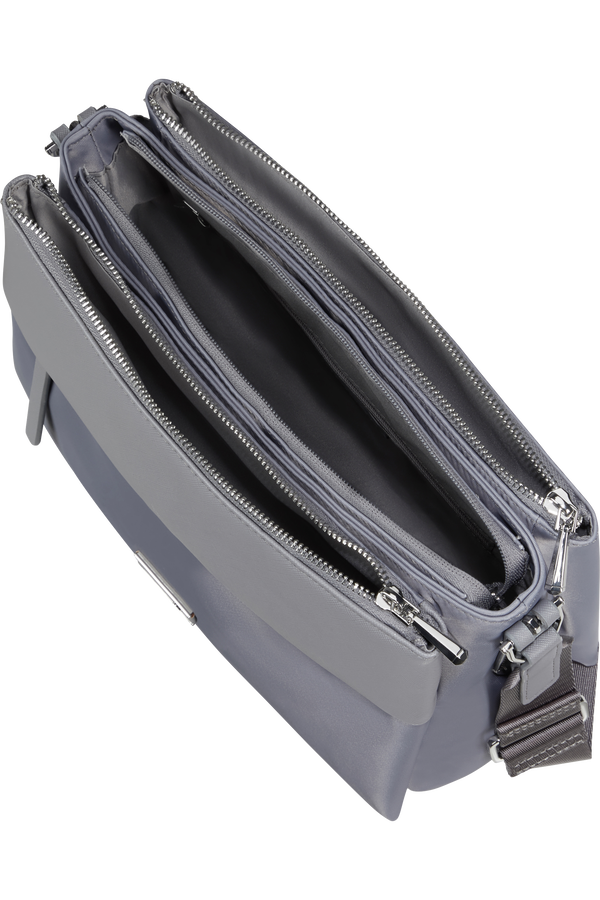 Samsonite Zalia 3.0 H.Shoulder Bag 3 Comp  Silver Grey