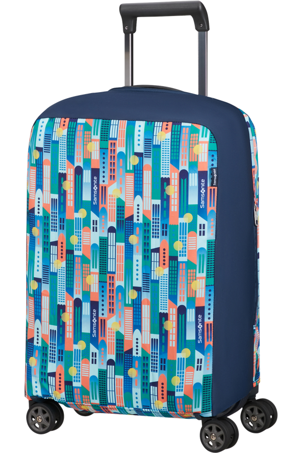 Samsonite Ta Revolution Foldable Luggage Cover S  City Print
