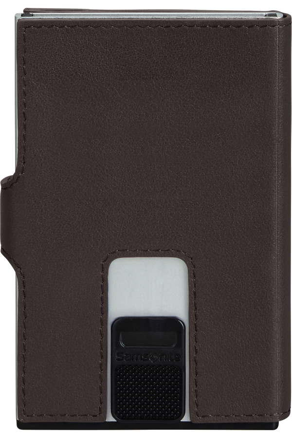 Samsonite Alu Fit 202 - Slide-up Wallet  Dark Brown
