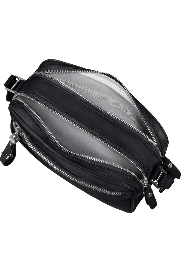 Samsonite Karissa Evo Shoulder Bag 2 Comp  Black