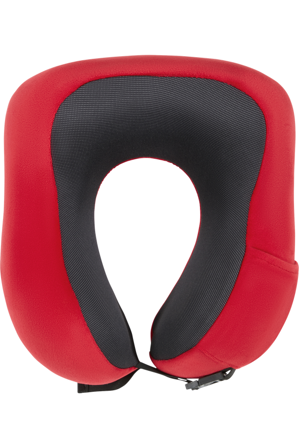 Samsonite Ta Revolution Ergonomic Memory Foam Pillow  Red