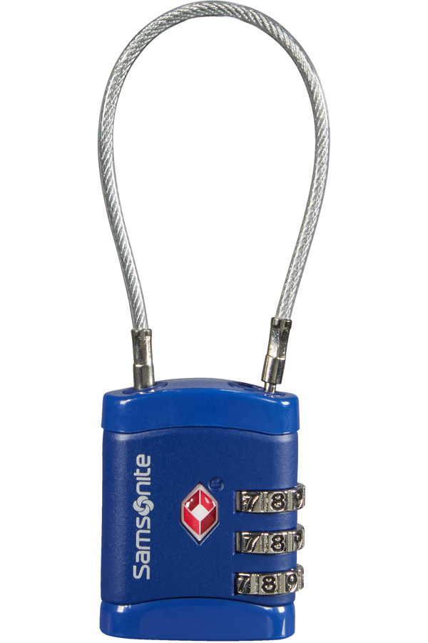 Lucchetto TSA Samsonite Con Cavo - 10cm, Nero - Perfetto Per Valigie E Viaggi - Foto 7