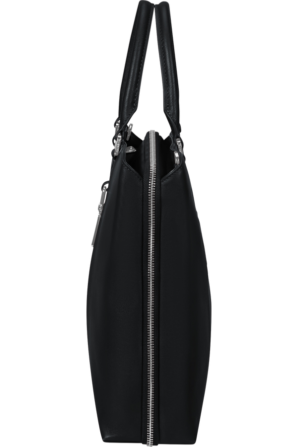 Image Biz Leather Briefcase 15.6" | Samsonite Image Biz Leather Briefcase 15.6'  Black