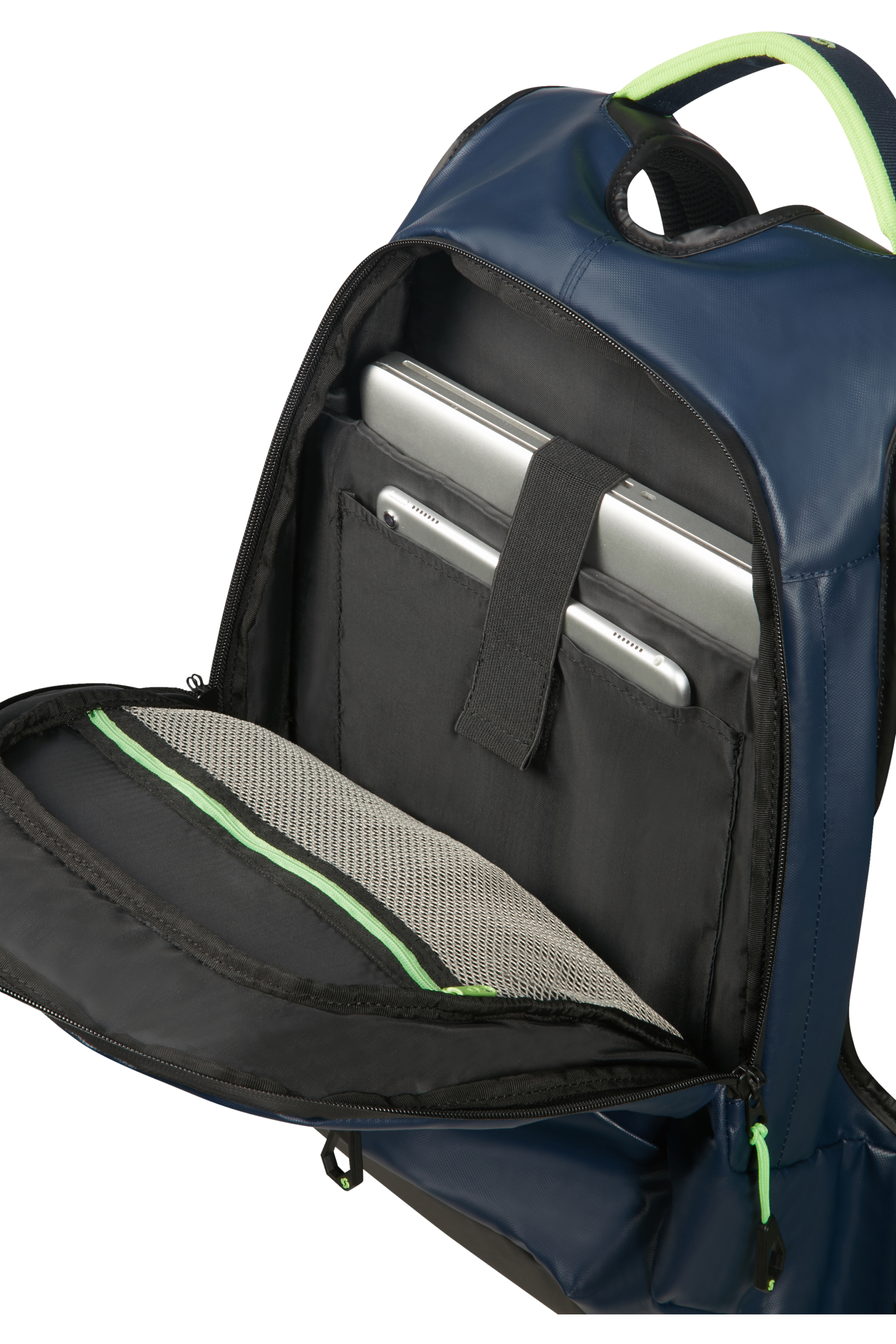 samsonite green backpack