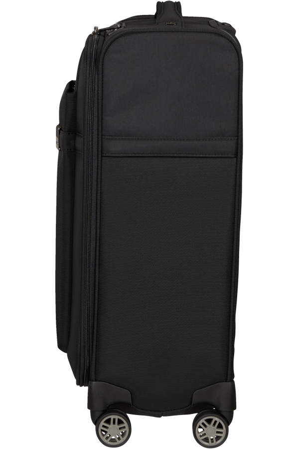 Samsonite Airea Spinner M - Valise Cabine Extensible 67cm 73.5L/81.5L Noir