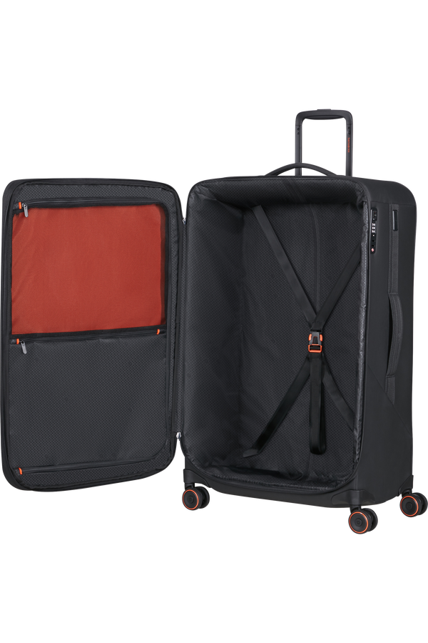 Samsonite Glazed Spinner Expandable 78cm  Black