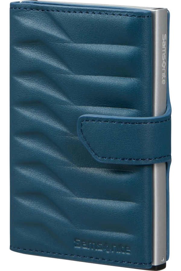 Samsonite Alu Fit Slide-up Wallet Proxis  Petrol Blue