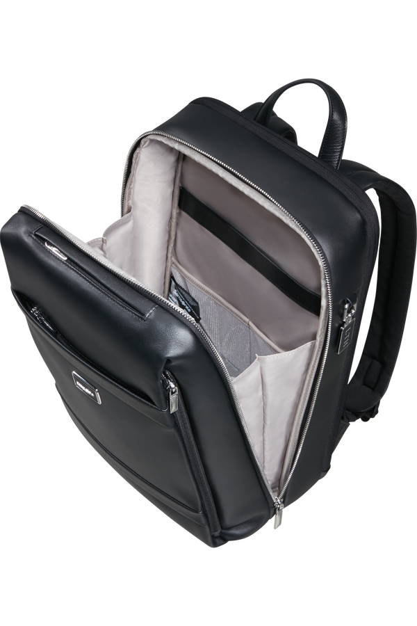 Image Biz Leather Backpack 14.1" | Samsonite Image Biz Leather Backpack 14.1'  Black