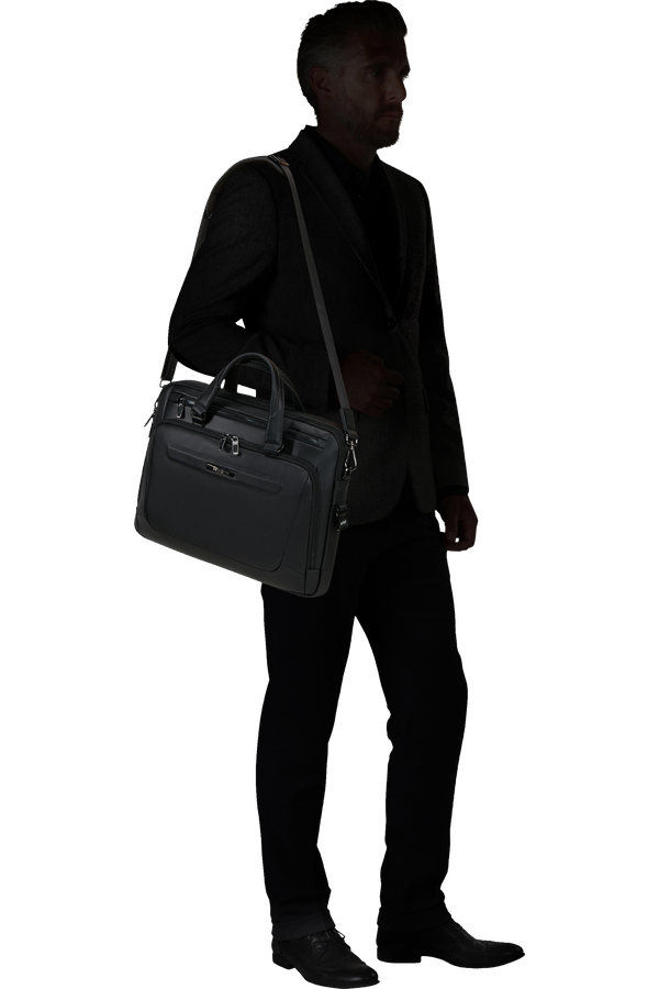 Pro-Dlx Leather Briefcase 15.6"