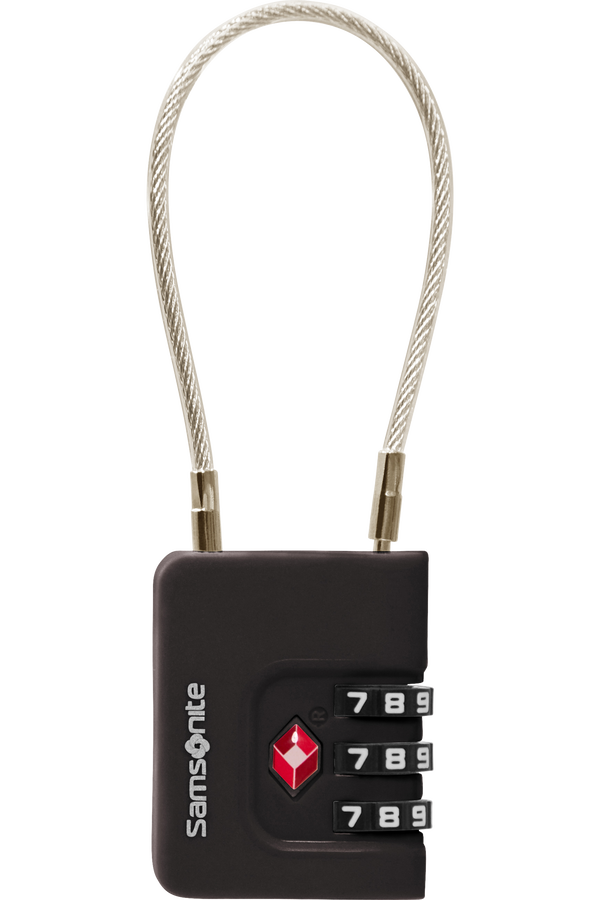 Samsonite Ta Revolution Cablelock 3 dial TSA  Black