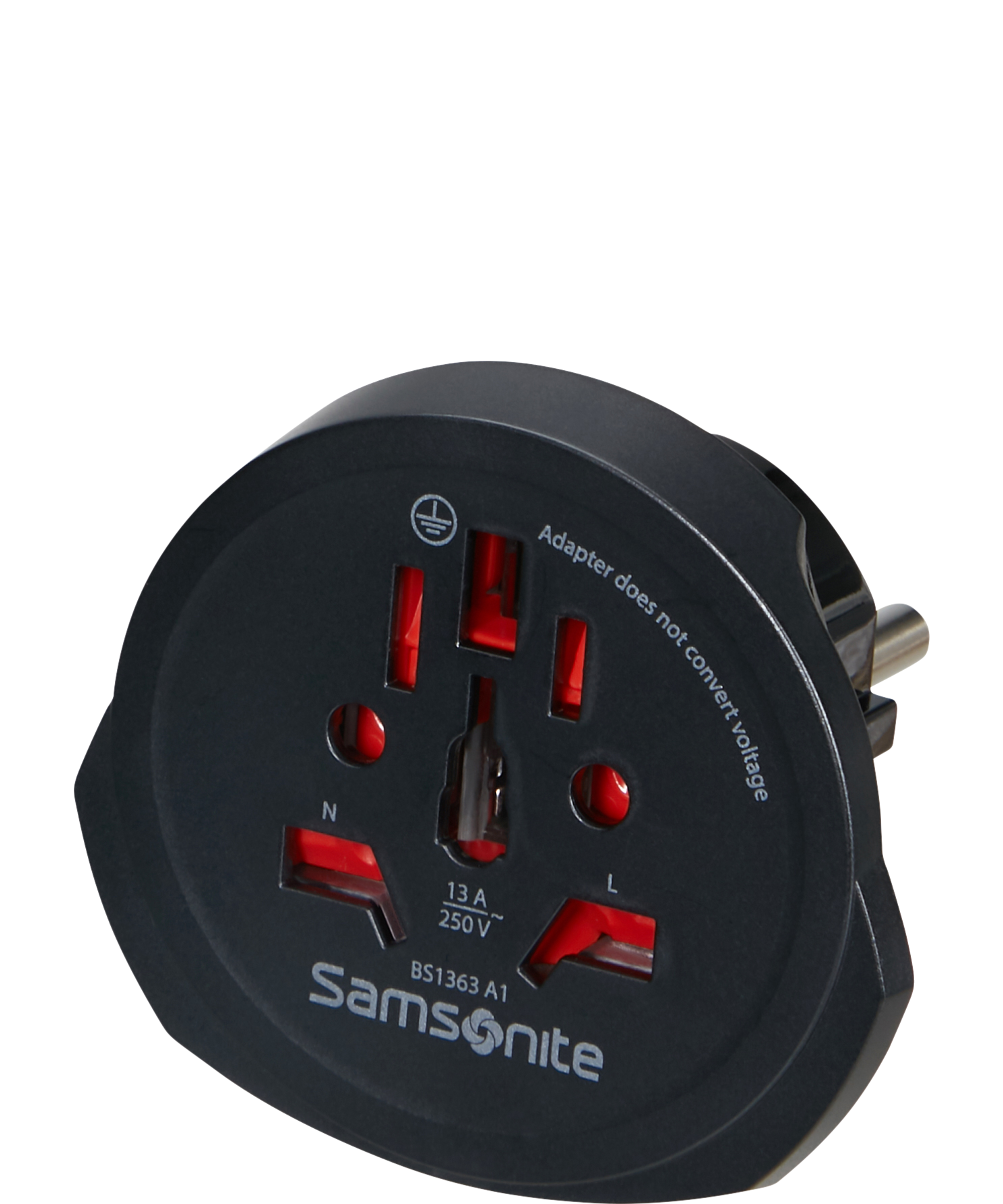 Samsonite Adattatore Universale Da Viaggio Con Porte USB – 38 Cm, Garanzia 5 Anni, Colore Grafite